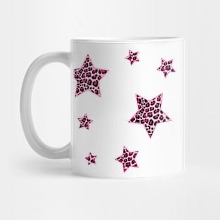 Hot Pink Cheetah Stars Pack Mug